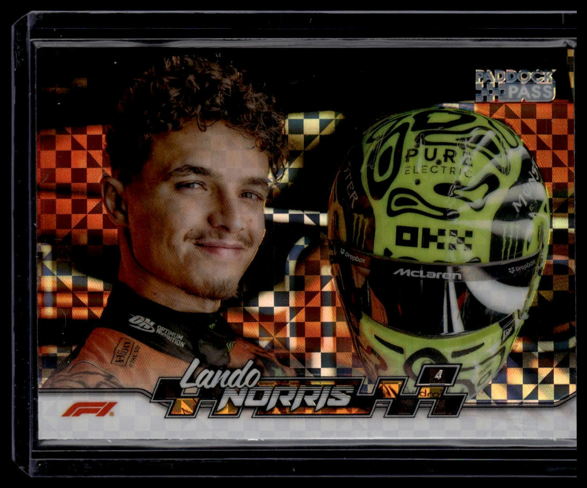 2024 Topps Paddock Pass Formula 1 #57 Lando Norris Chrome X-Fractor