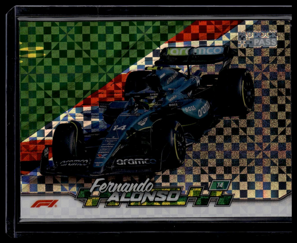 2024 Topps Paddock Pass Formula 1 #41 Fernando Alonso Chrome X-Fractor