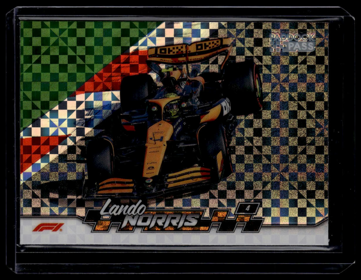 2024 Topps Paddock Pass Formula 1 #37 Lando Norris Chrome X-Fractor