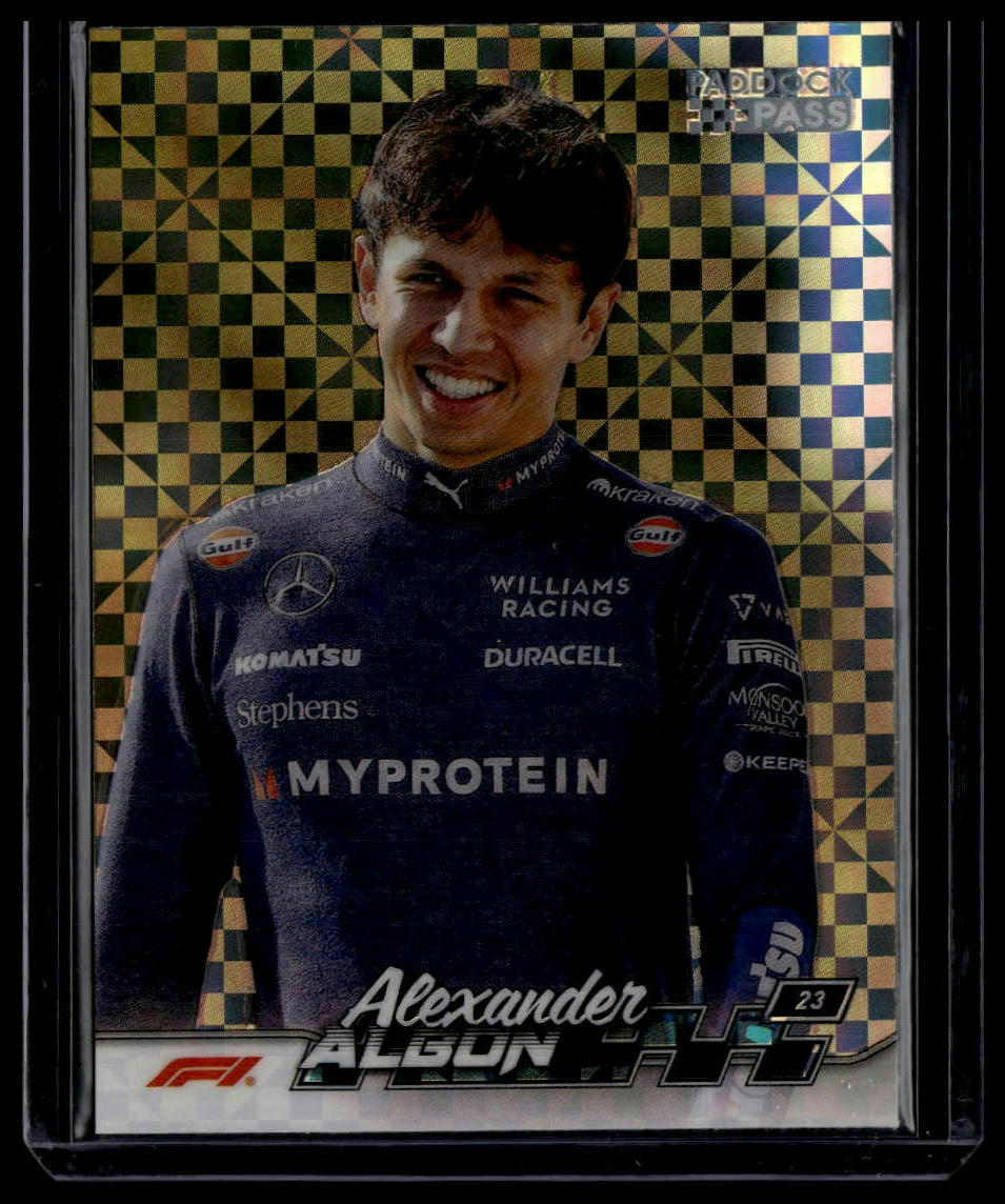 2024 Topps Paddock Pass Formula 1 #19a Alexander Albon Chrome X-Fractor
