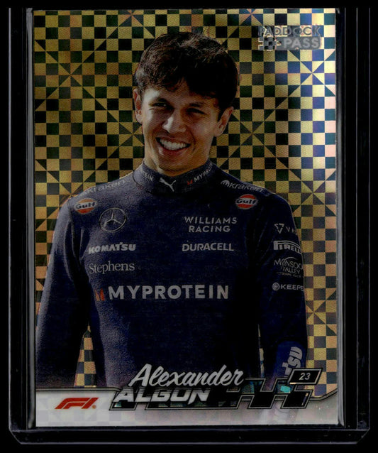 2024 Topps Paddock Pass Formula 1 #19a Alexander Albon Chrome X-Fractor