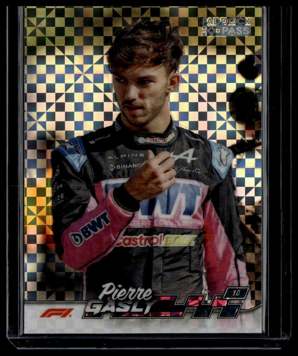 2024 Topps Paddock Pass Formula 1 #10a Pierre Gasly Chrome