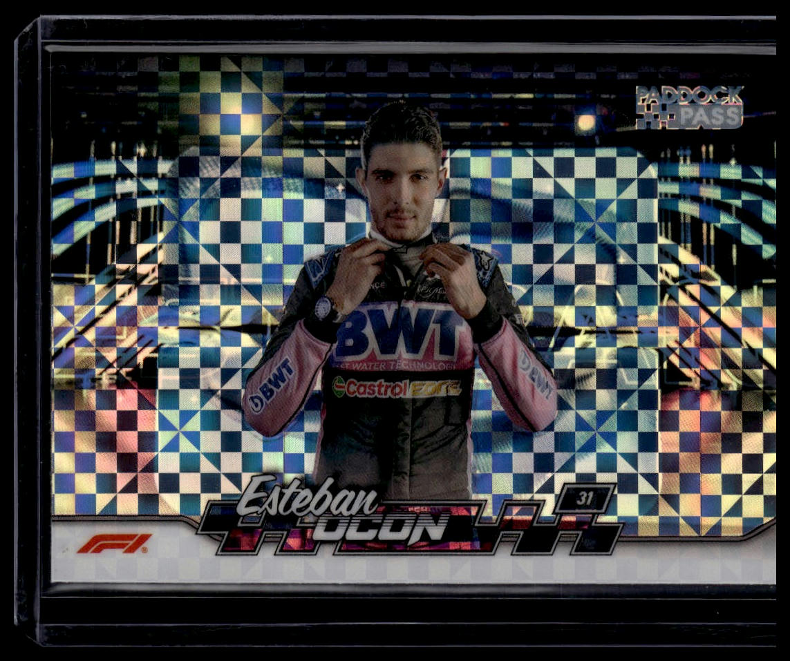 2024 Topps Paddock Pass Formula 1 #59 Esteban Ocon Chrome X-Fractor
