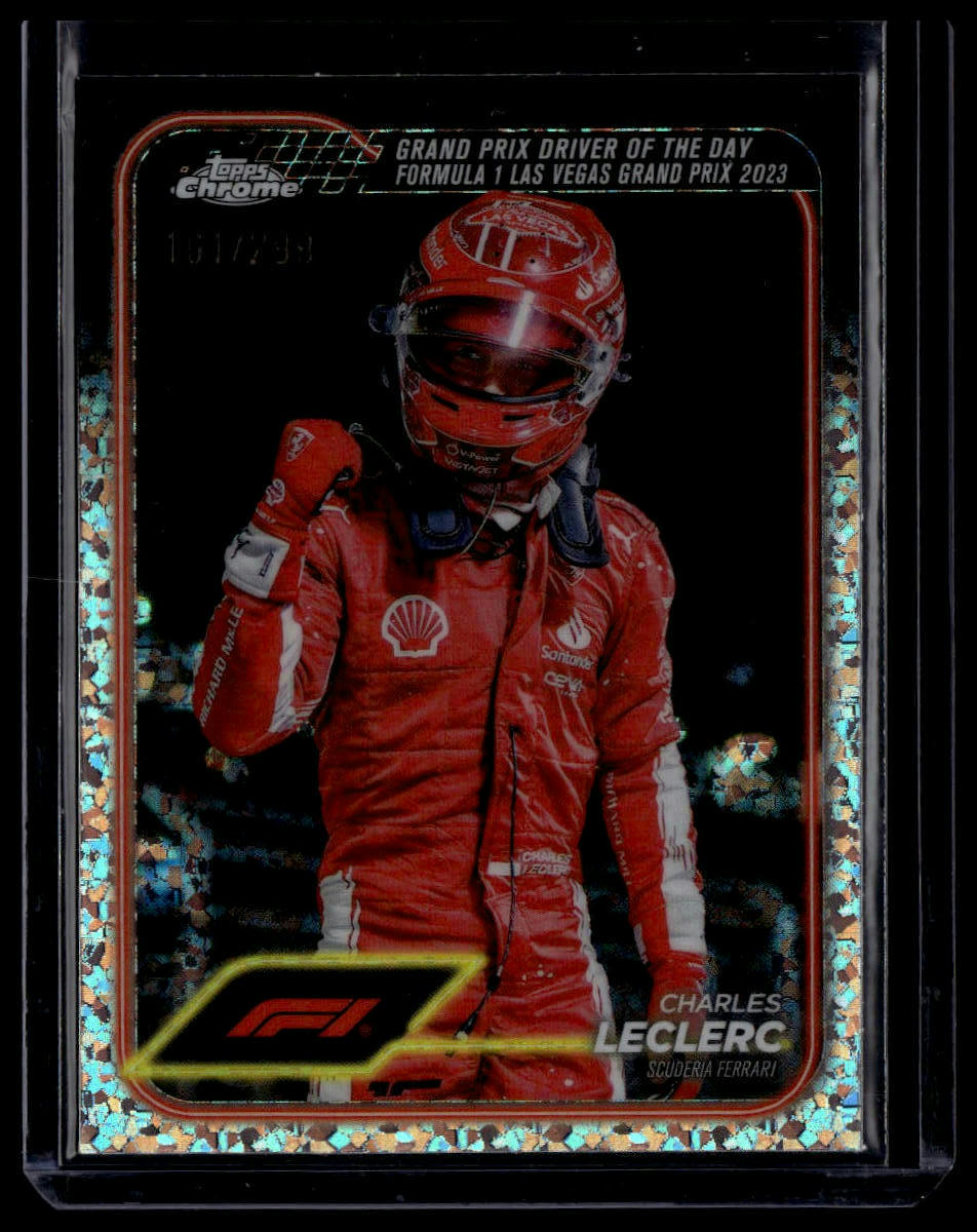 2024 Topps Chrome Formula 1 #179 Charles Leclerc Mini Diamond Refractors #/299