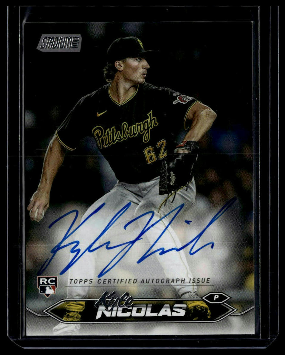 2024 Stadium Club #SCBA-KNI Kyle Nicolas Autographs