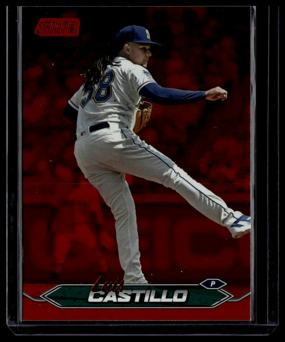 2024 Stadium Club #268 Luis Castillo Red Foil