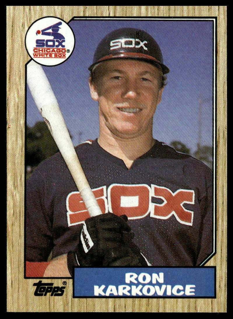 1987 Topps #491 Ron Karkovice