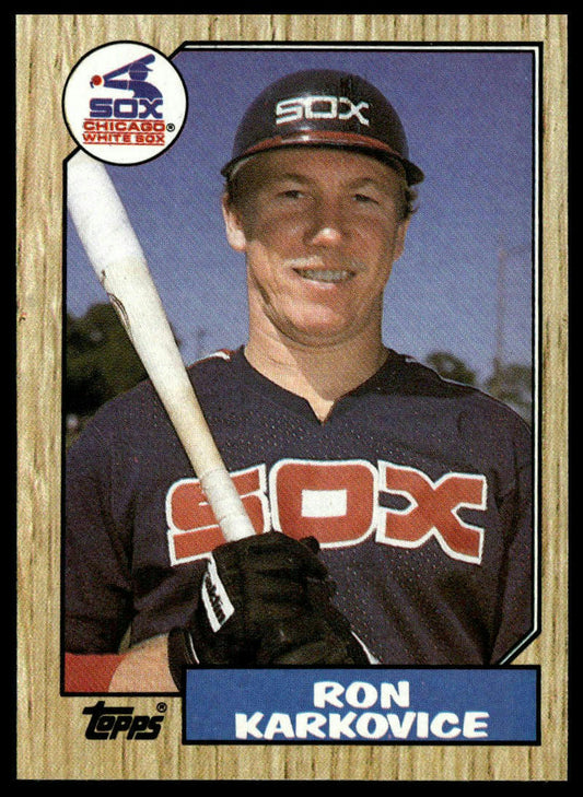 1987 Topps #491 Ron Karkovice