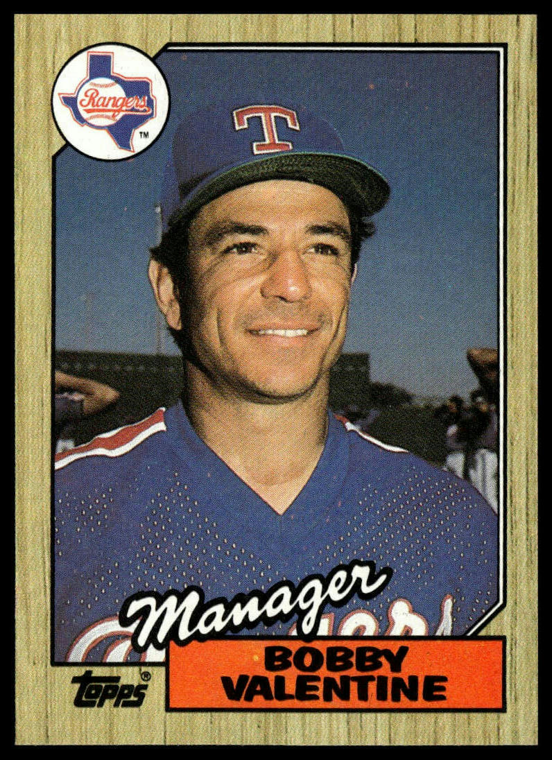 1987 Topps #118 Bobby Valentine