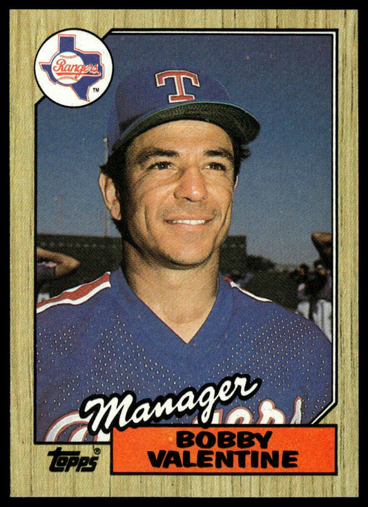 1987 Topps #118 Bobby Valentine