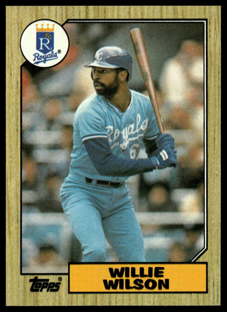 1987 Topps #783 Willie Wilson