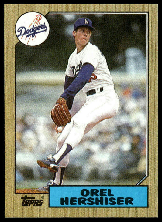 1987 Topps #385 Orel Hershiser