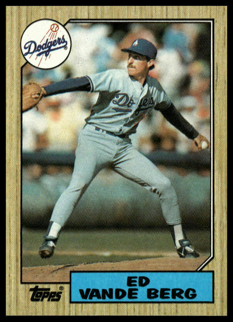 1987 Topps #717 Ed Vande Berg