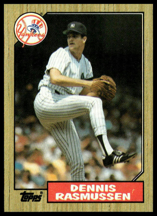 1987 Topps #555 Dennis Rasmussen