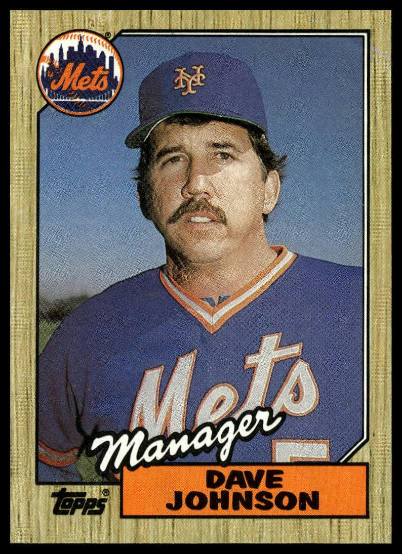 1987 Topps #543 Dave Johnson