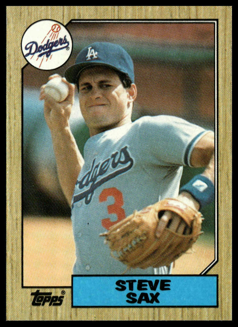 1987 Topps #769 Steve Sax