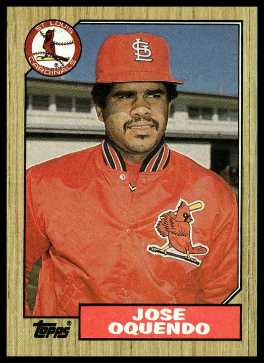1987 Topps #133 Jose Oquendo