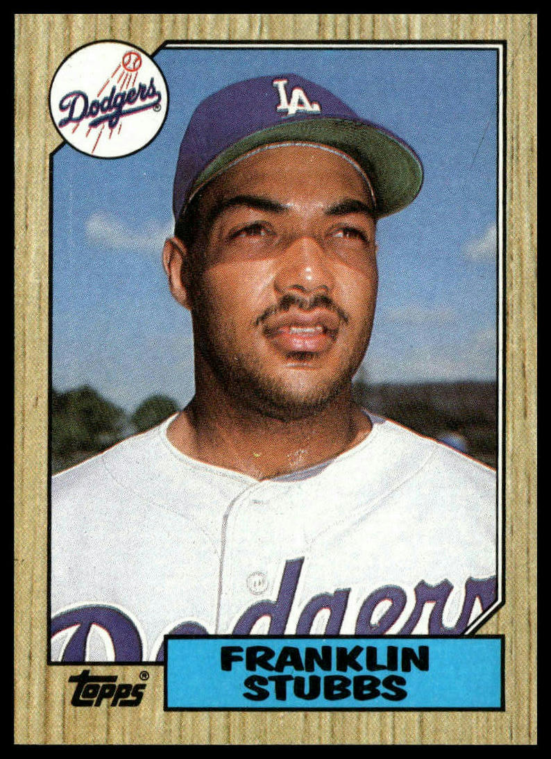1987 Topps #292 Franklin Stubbs