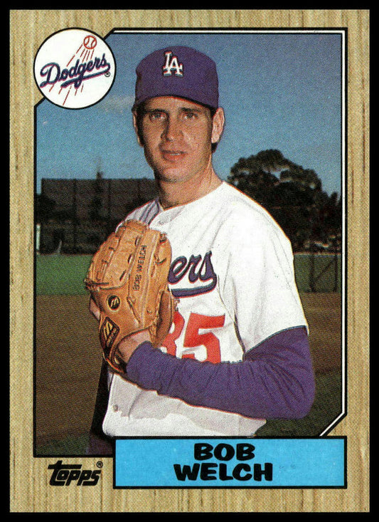 1987 Topps #328 Bob Welch
