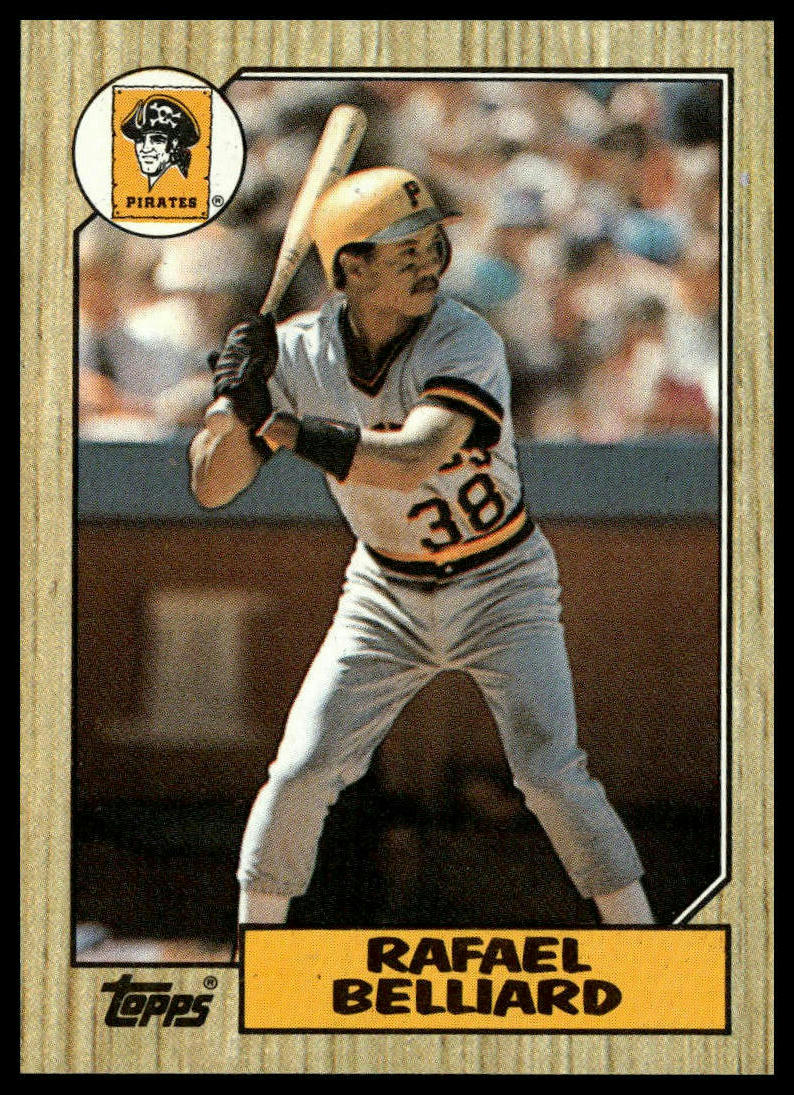 1987 Topps #541 Rafael Belliard