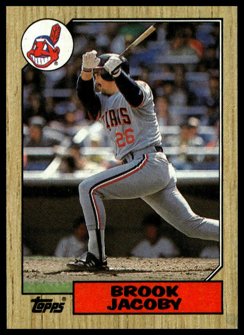 1987 Topps #405 Brook Jacoby