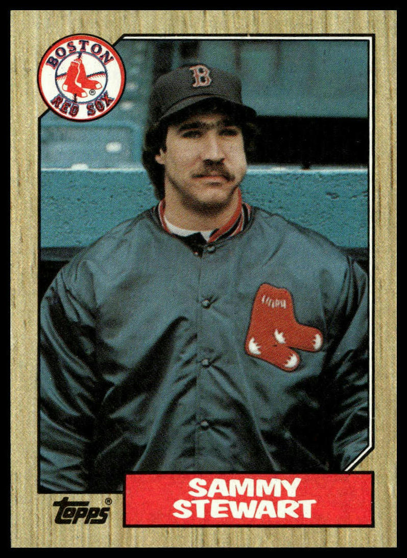 1987 Topps #204 Sammy Stewart