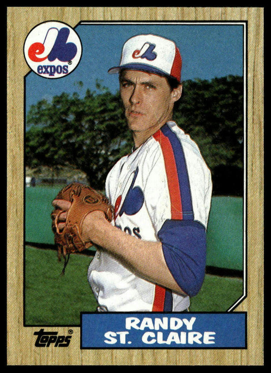 1987 Topps #467 Randy St. Claire