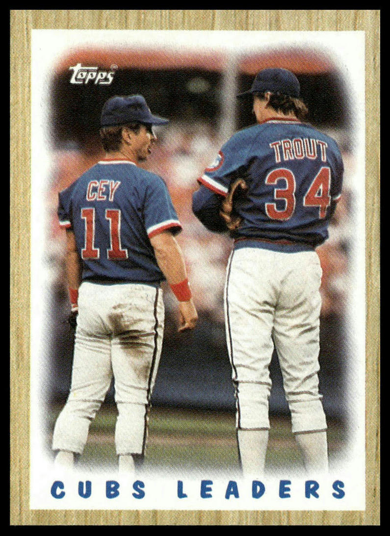 1987 Topps #581 Cubs Leaders