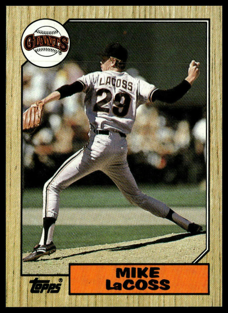 1987 Topps #151 Mike LaCoss