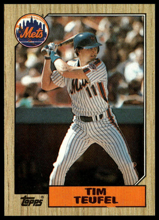 1987 Topps #158 Tim Teufel