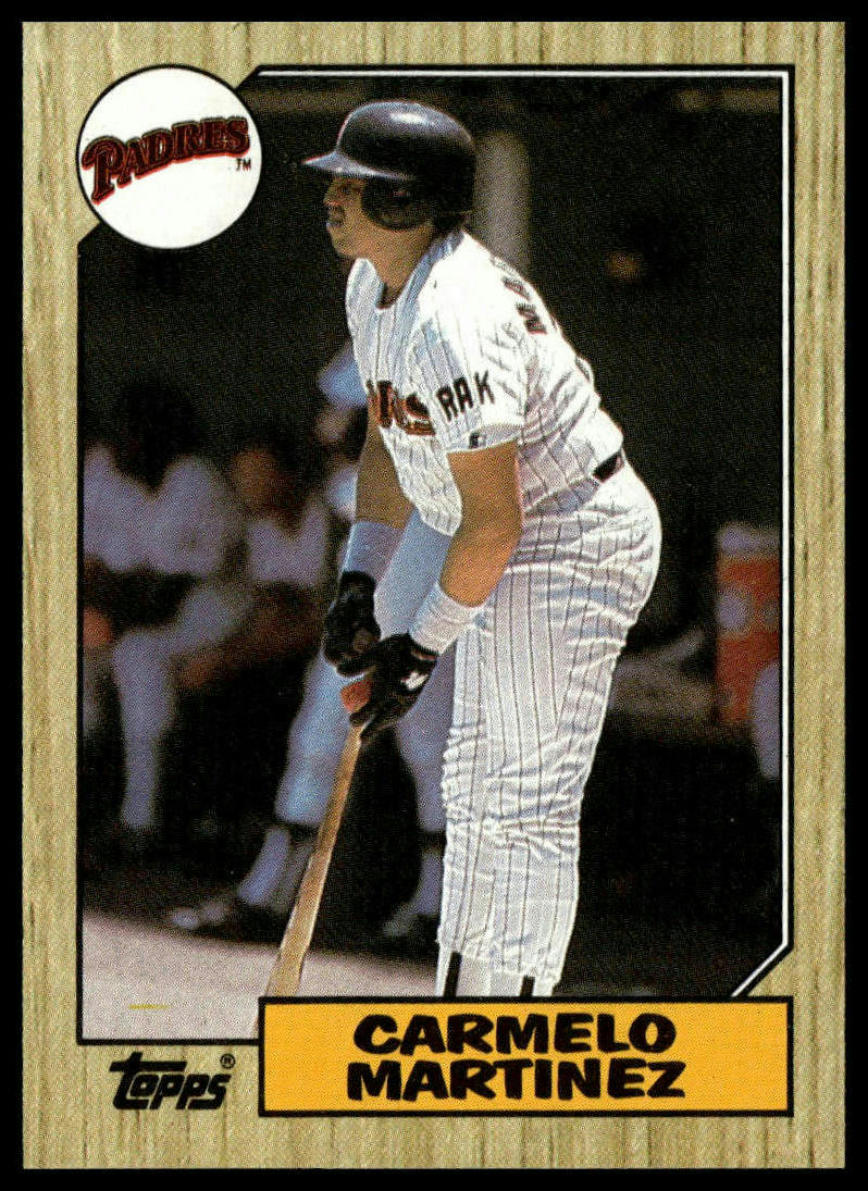 1987 Topps #348 Carmelo Martinez