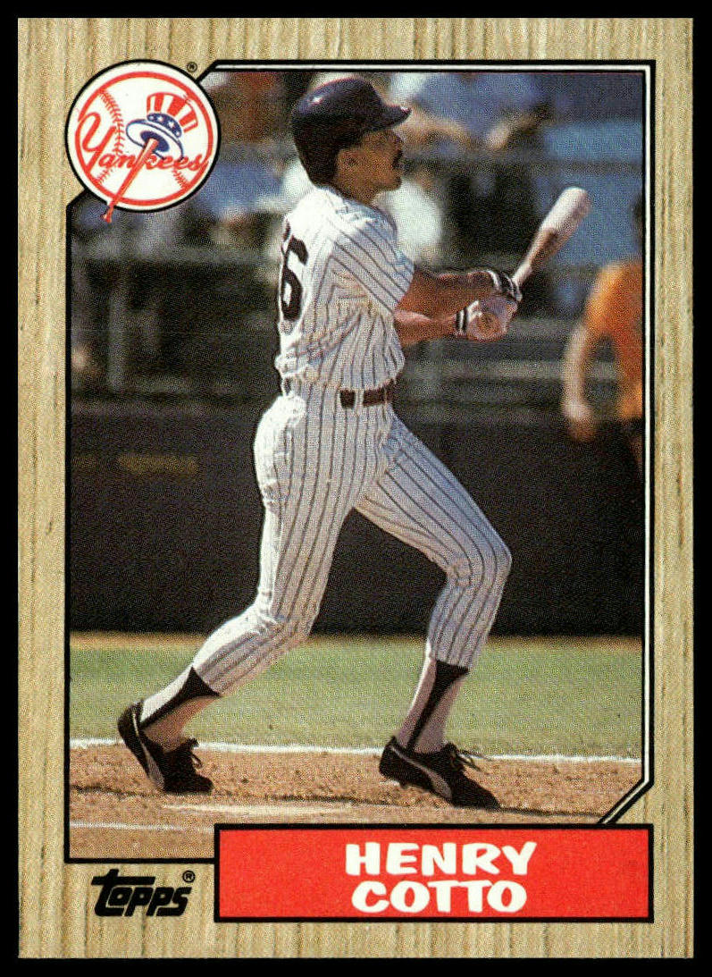1987 Topps #174 Henry Cotto
