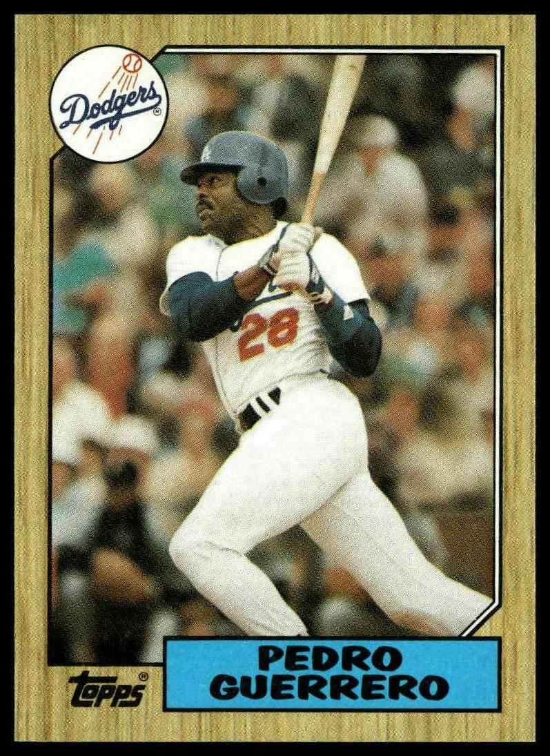 1987 Topps #360 Pedro Guerrero