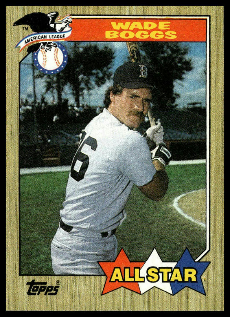 1987 Topps #608 Wade Boggs