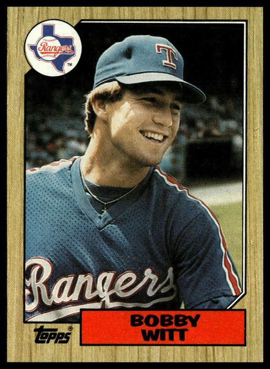 1987 Topps #415 Bobby Witt