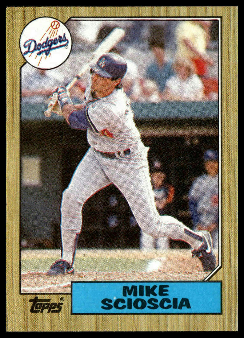 1987 Topps #144 Mike Scioscia