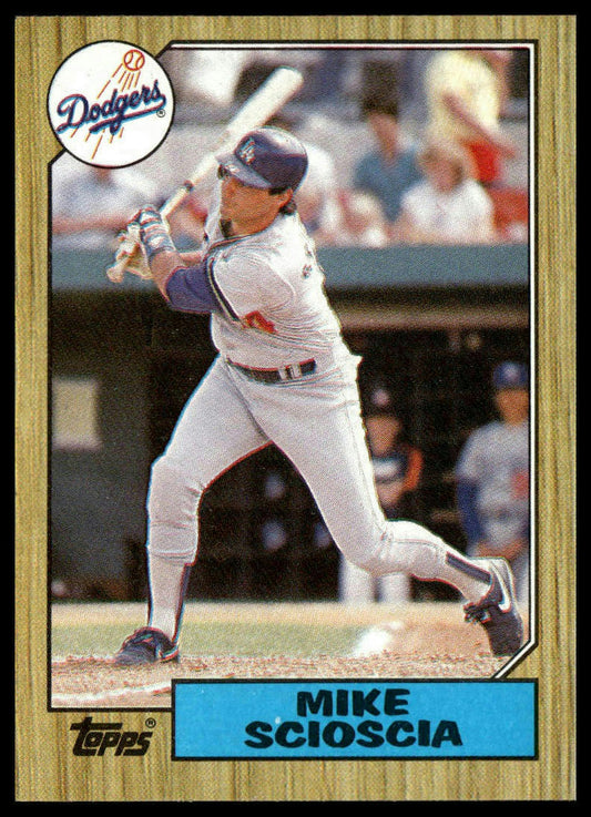 1987 Topps #144 Mike Scioscia