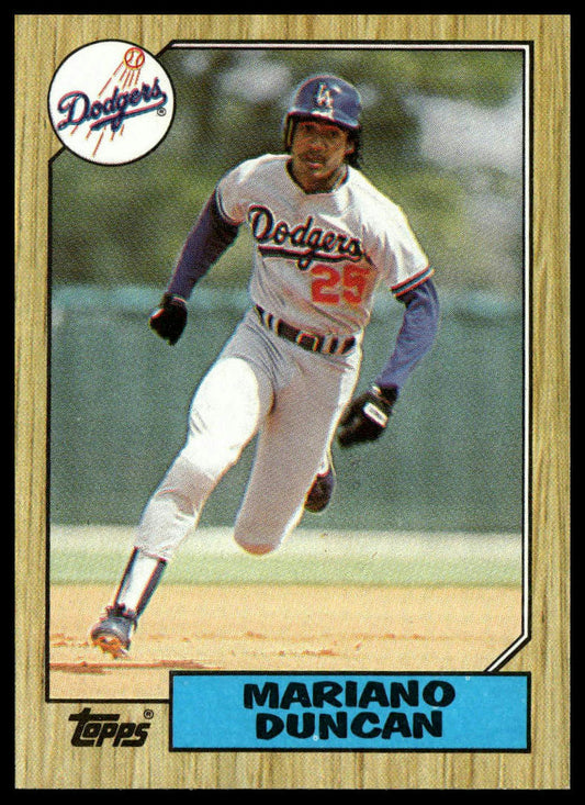 1987 Topps #199 Mariano Duncan