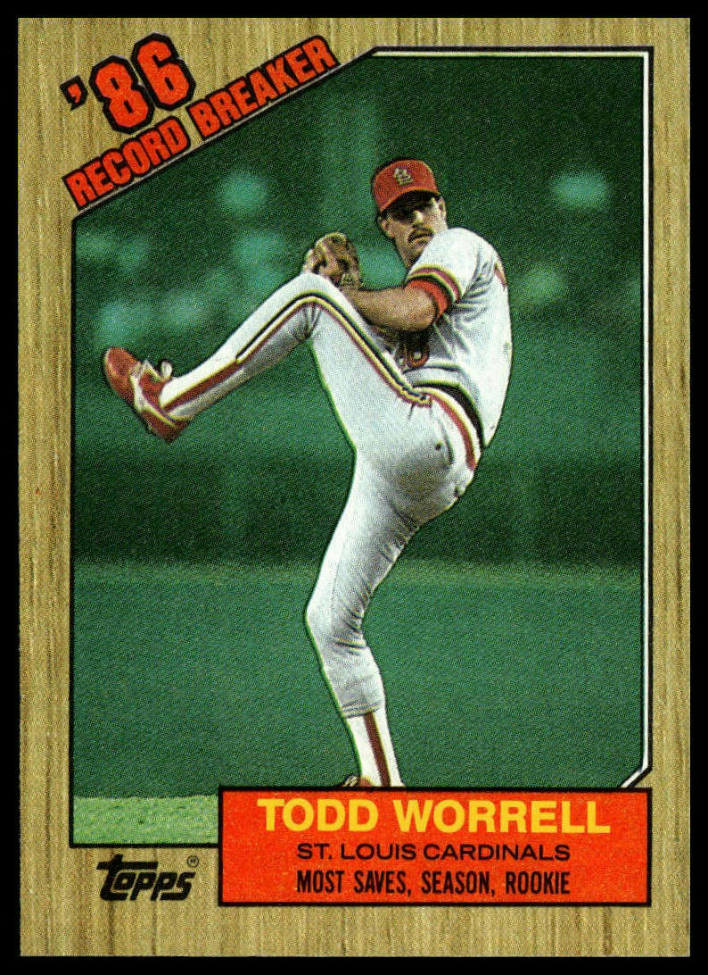 1987 Topps #7 Todd Worrell