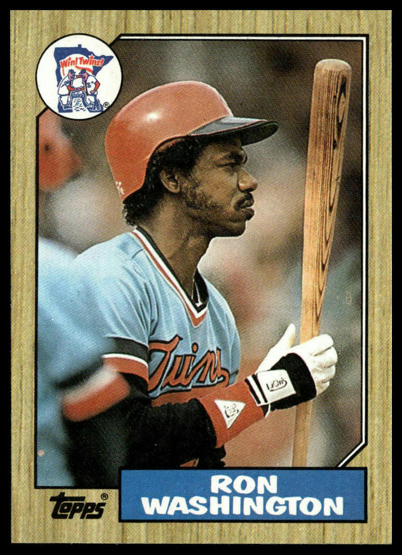 1987 Topps #169 Ron Washington
