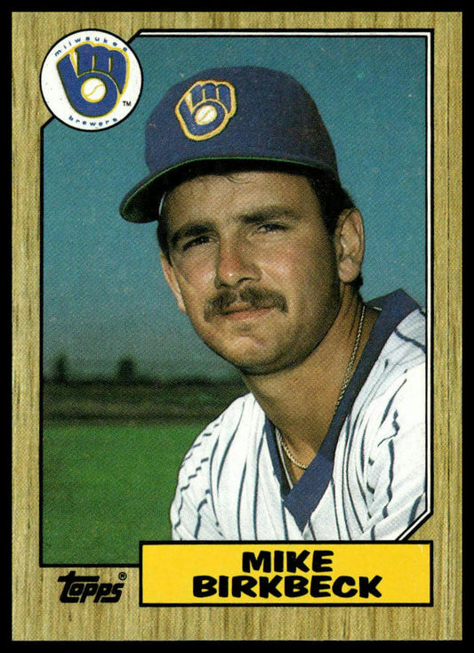 1987 Topps #229 Mike Birkbeck