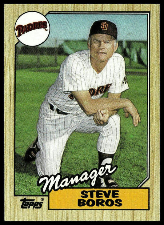 1987 Topps #143 Steve Boros