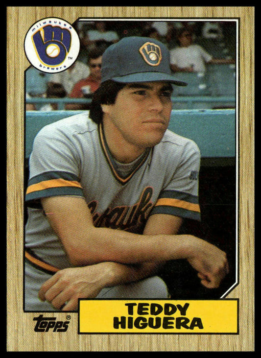 1987 Topps #250 Teddy Higuera
