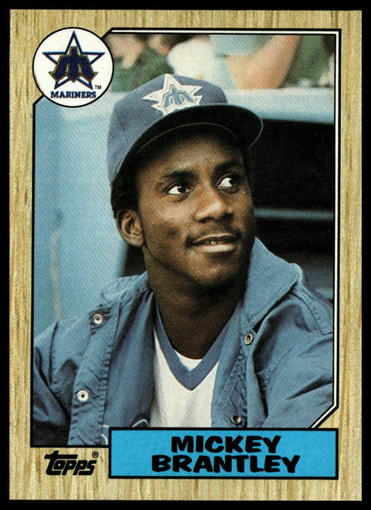 1987 Topps #347 Mickey Brantley
