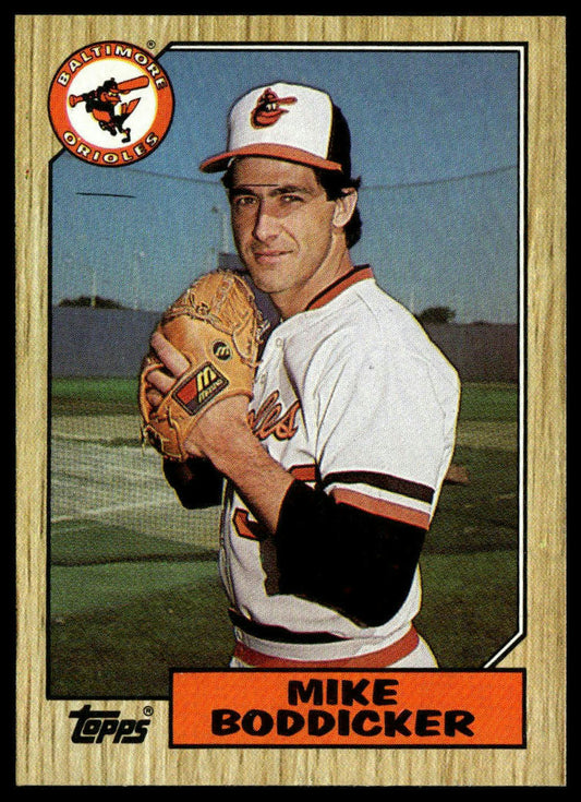 1987 Topps #455 Mike Boddicker