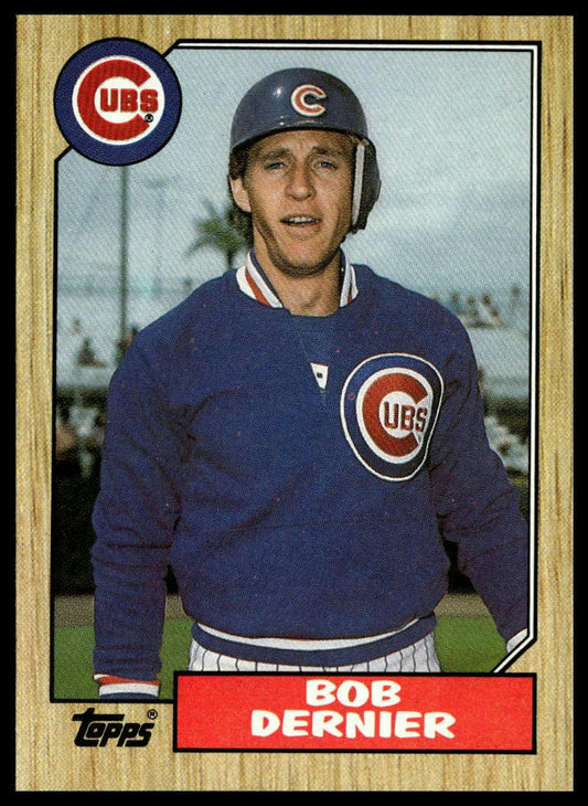 1987 Topps #715 Bob Dernier