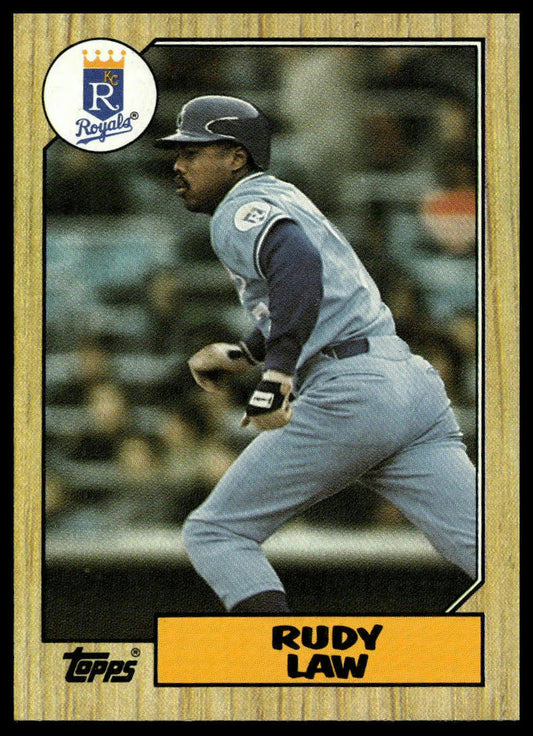 1987 Topps #382 Rudy Law
