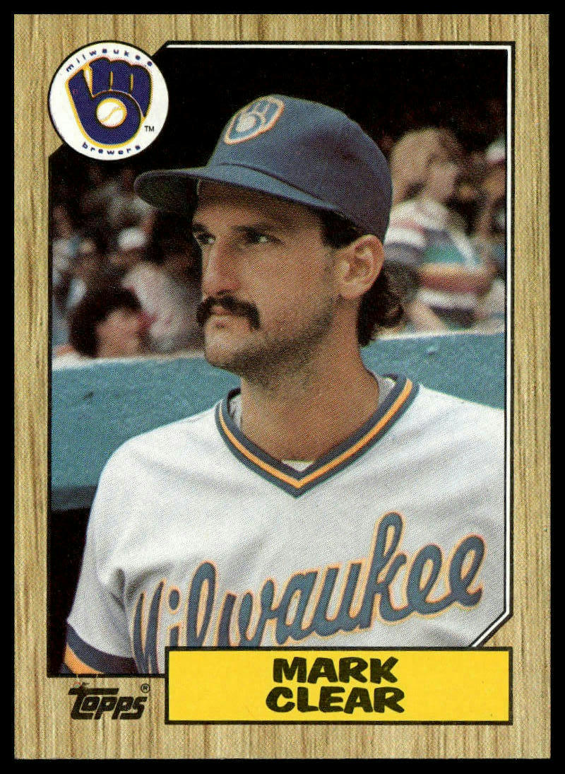 1987 Topps #640 Mark Clear