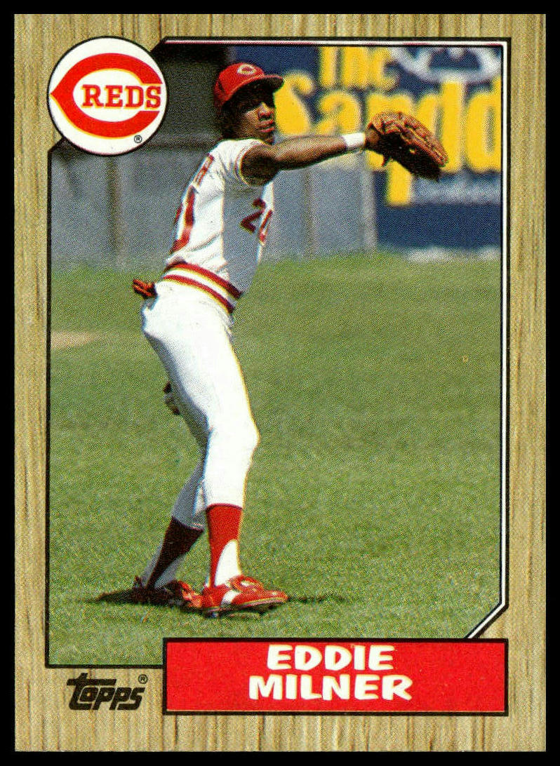 1987 Topps #253 Eddie Milner