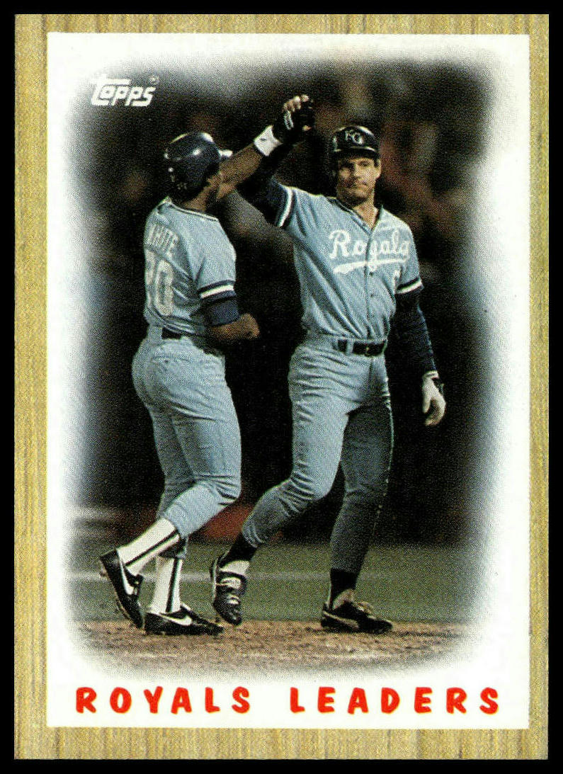 1987 Topps #256 Royals Leaders